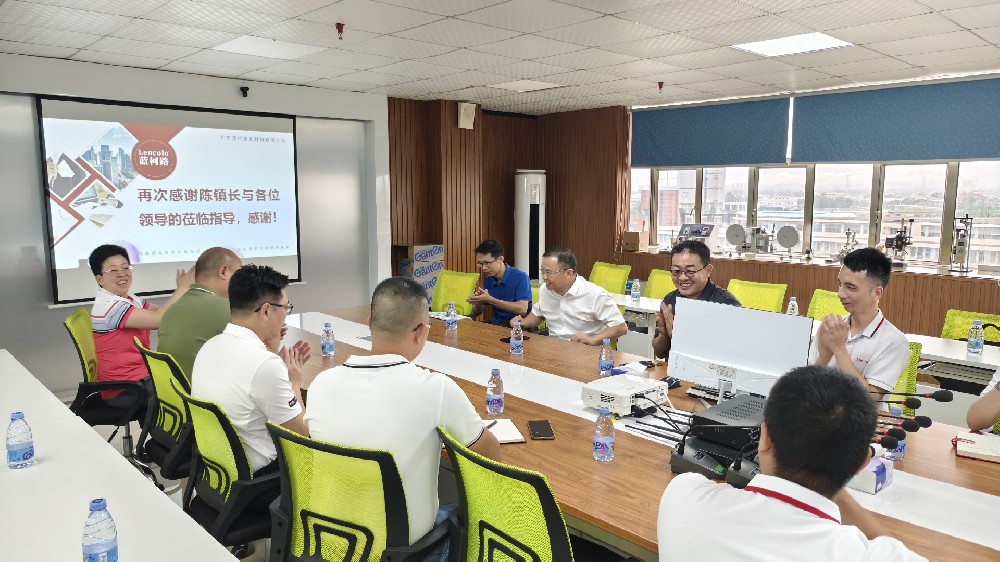 心系企業(yè)，情暖藍(lán)柯路——陳鎮(zhèn)長及鎮(zhèn)領(lǐng)導(dǎo)團(tuán)隊(duì)親臨指導(dǎo)，共繪發(fā)展藍(lán)圖